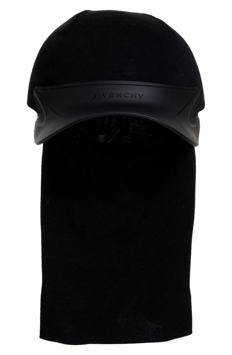 givenchy baseball hat|Givenchy balaclava.